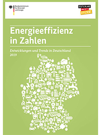 Cover der Publikation Energieeffizienz in Zahlen 2019