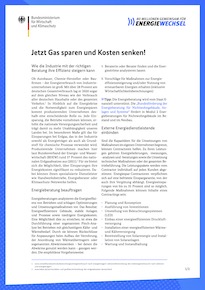 Cover der PDF "Hilfe durch Energieberatung und Netzwerke"