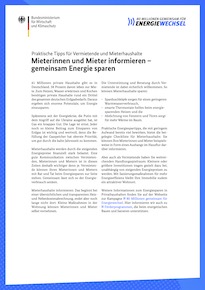 Cover der PDF "Mieterhaushalte informieren"