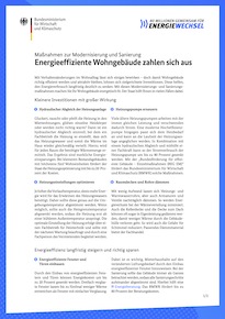 Cover der PDF "Maßnahmen zur Modernisierung und Sanierung"
