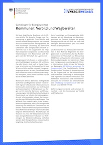Cover der PDF "Problemaufriss zur Rolle von Kommunen - Vorbild und Wegbereiter"