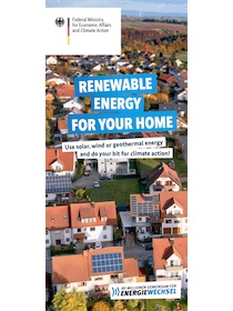 Cover Erneuerbare Energien für Ihr Zuhause