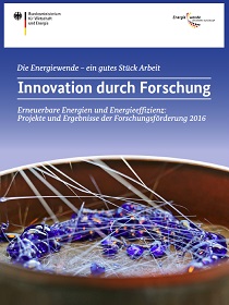 Cover für den Jahresbericht "Forschung durch Innovation 2016"