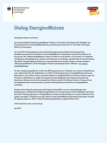 Cover Infobrief "Dialog Energieeffizienz"