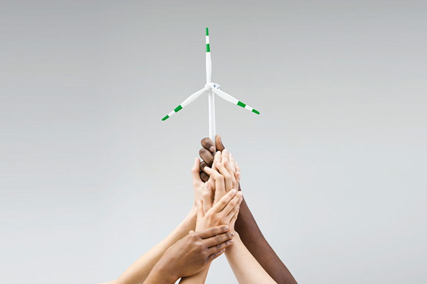 Symbolbild Bürgerenergie und Klimaschutz, Erneuerbare Energien