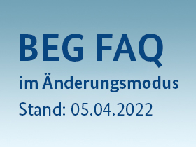 Cover BEG FAQ im Änderungsmodus Stand 05.04.2022