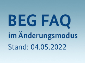 Cover BEG FAQ im Änderungsmodus Stand 04.05.2022