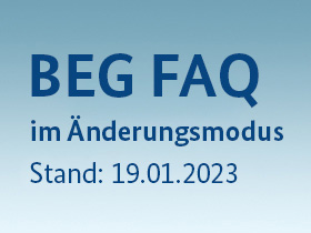 Cover BEG FAQ im Änderungsmodus Stand 19.01.2023