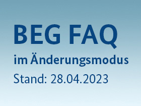 Cover BEG FAQ im Änderungsmodus Stand 28.04.2023